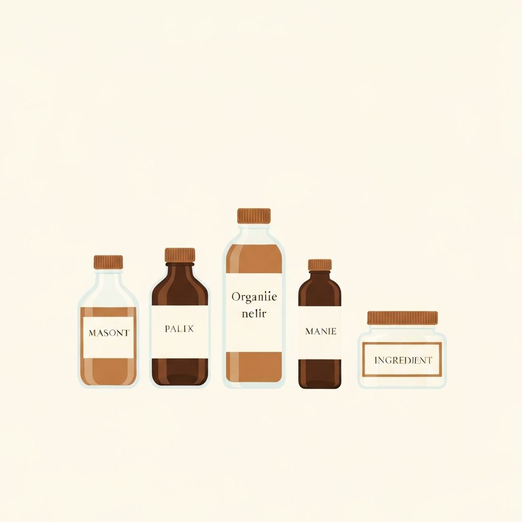 Organisierte und lesbare Zutatenlisten