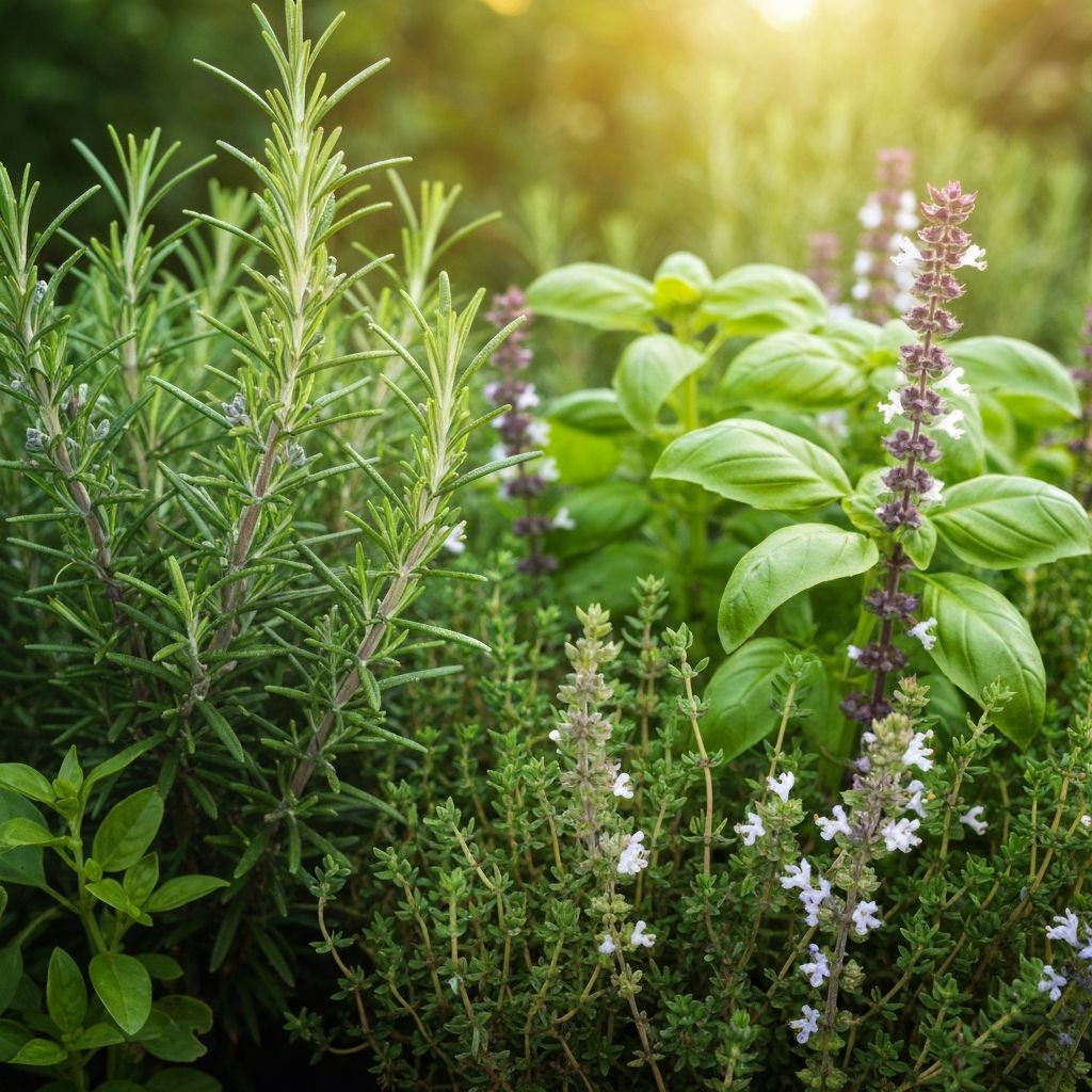 Natürliche Kräuter und Pflanzen