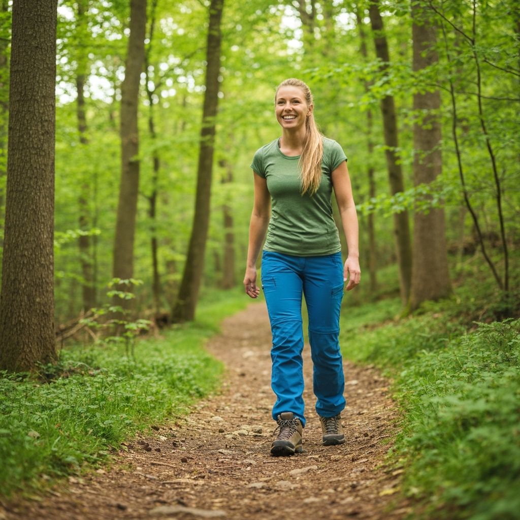Person bei Outdoor-Aktivität in der Natur